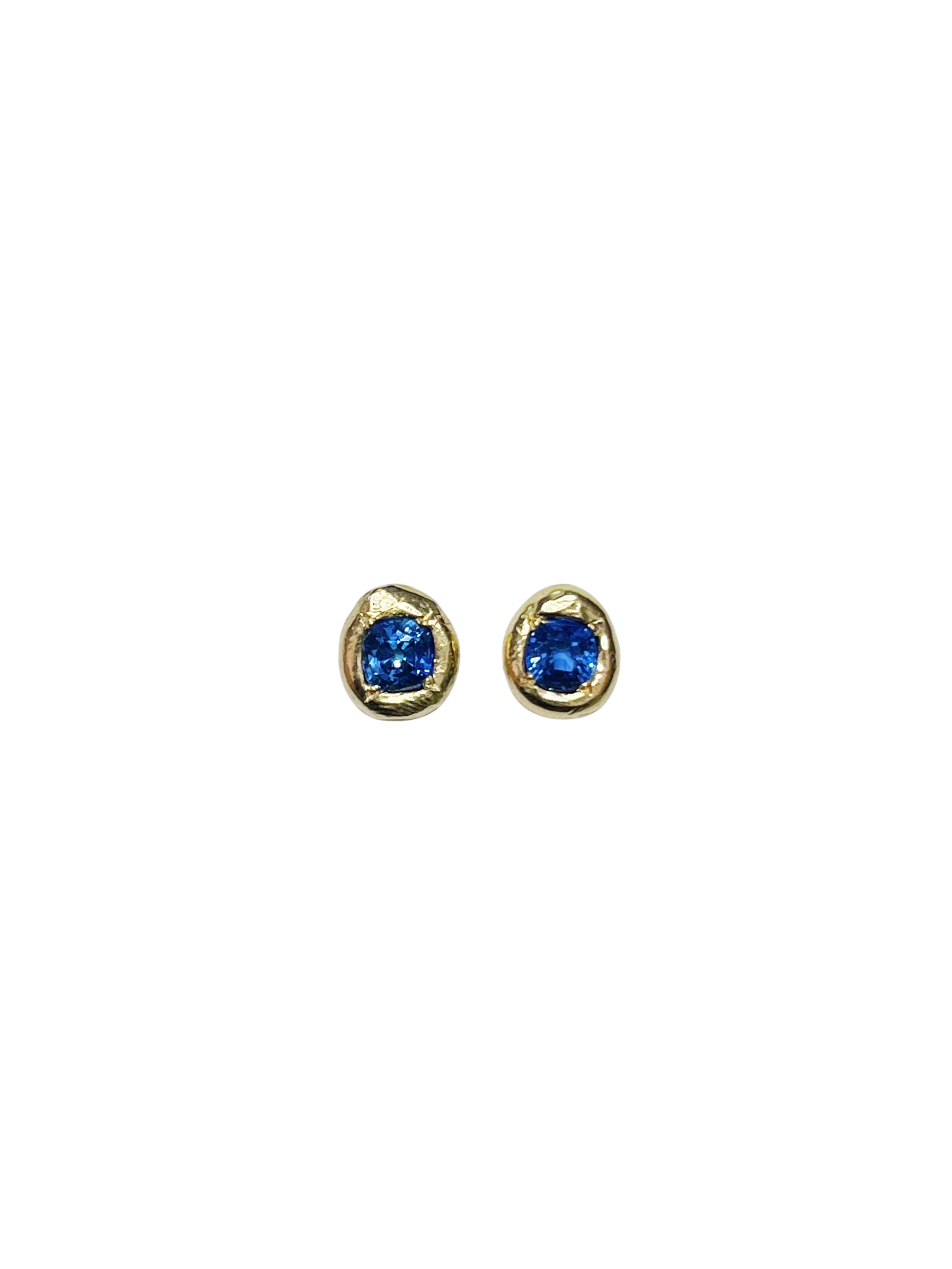 Solitaire bisou sapphirres